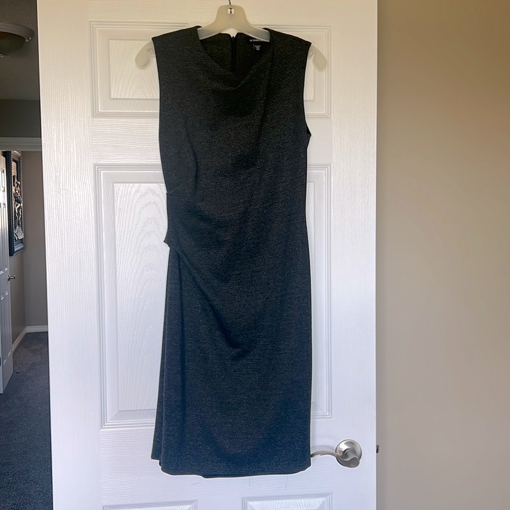 DARK GREY MIDI DRESS